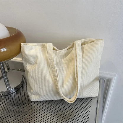 Bolso de mano moderno de gran capacidad, sencillo, estilo coreano, de un solo hombro, para uso diario, con bolsillo para teléfono, poliéster, talla L