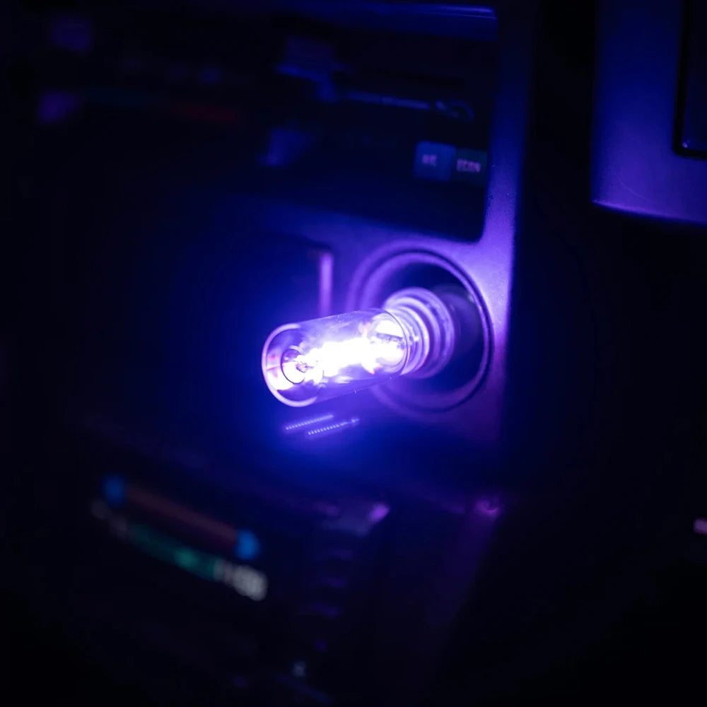 Luz de ambiente USB para coche, inalámbrica, con modificación, luz de ambiente interior, luminosa, LED, decorativa, personalizada, lámpara de noche