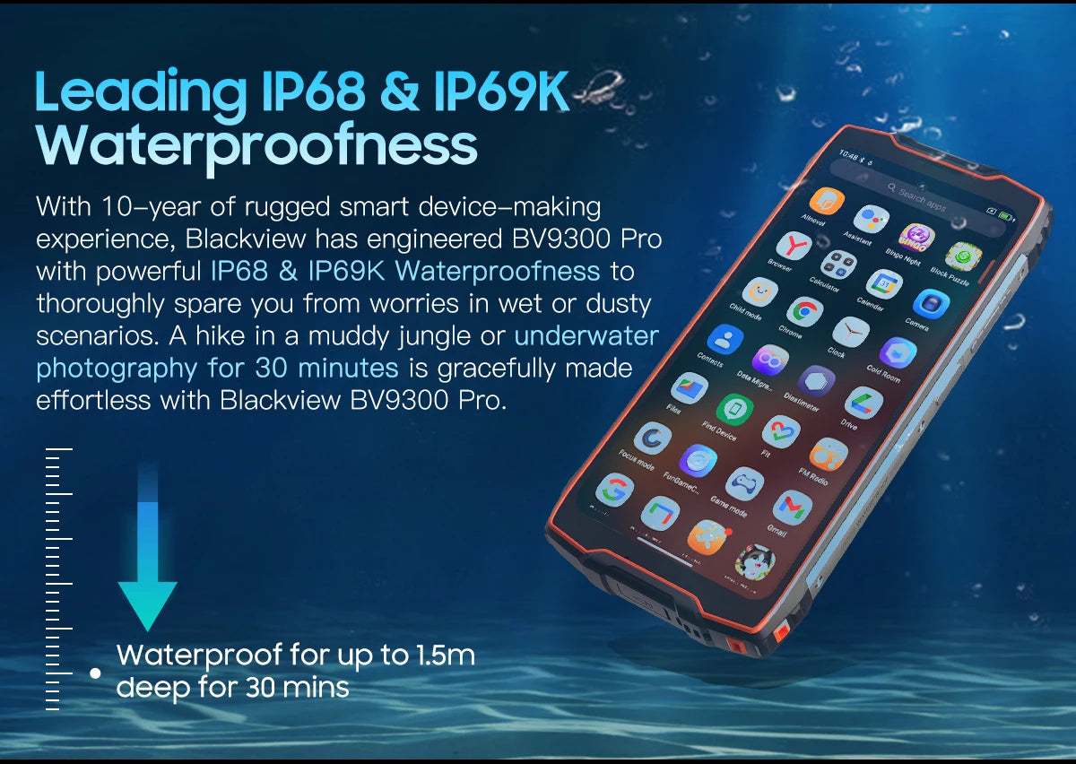 [Estreno mundial] Blackview BV9300 PRO, teléfono inteligente resistente, procesador Helio G99, Android 13, 8 GB de RAM, 12 GB de RAM, doble pantalla.