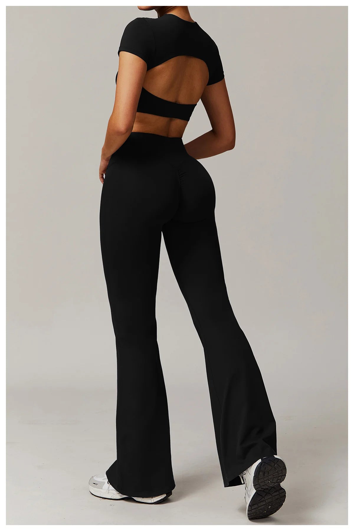 Women's Tracksuit 2PCS Yoga Sets Sportswear Workout Fitness Long Sleeved Sports Bra High Waist Leggings Gym Clothing Sports Suit