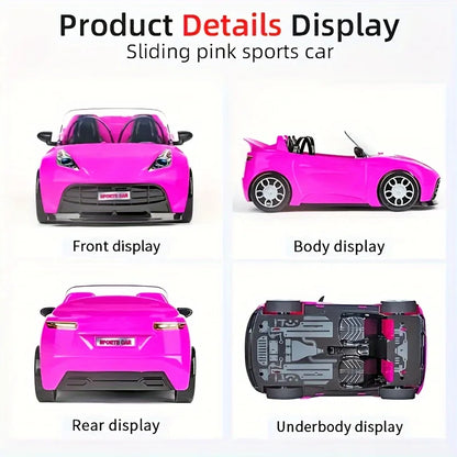 Modelo de coche, juguetes para niños, coche para exteriores, juego para niños, casa de muñecas, accesorios para muñecas de 30 cm, regalo de cumpleaños y Navidad, juguete DIY