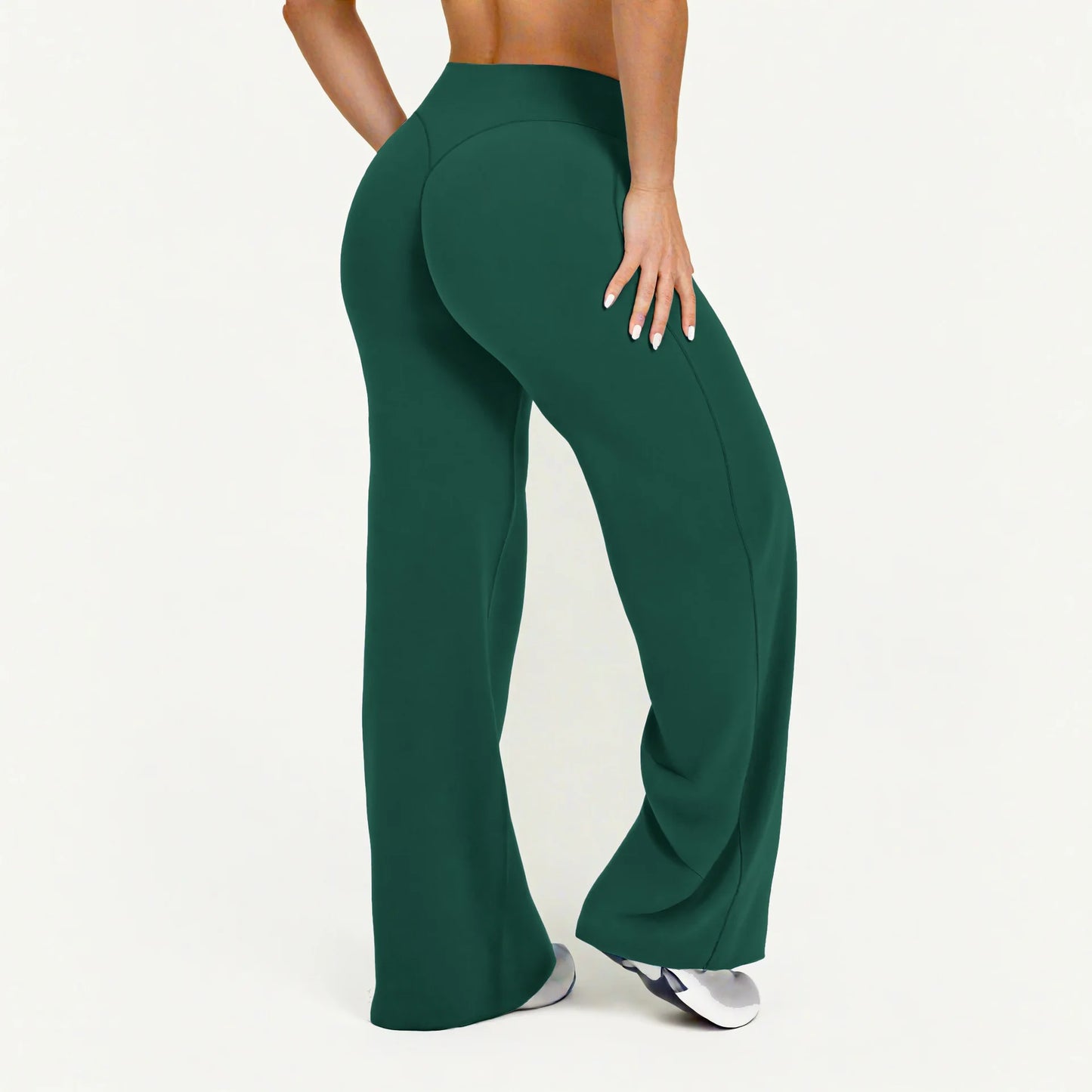 Pantalones rectos de tejido ultrasuave tipo mantequilla para mujer, pantalones de yoga de talle medio, mallas deportivas de tacto natural, leggings de pilates, pantalones deportivos para correr.