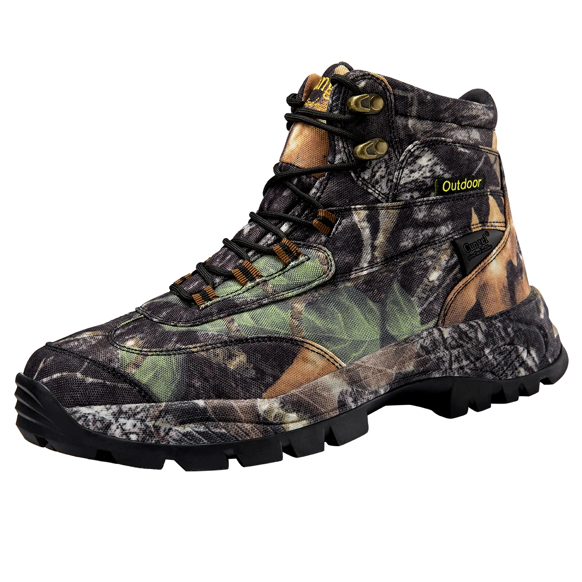 Botas tácticas de senderismo para hombre, botas para desierto con absorción de impactos y antideslizantes, calzado para senderismo, montañismo y camping al aire libre