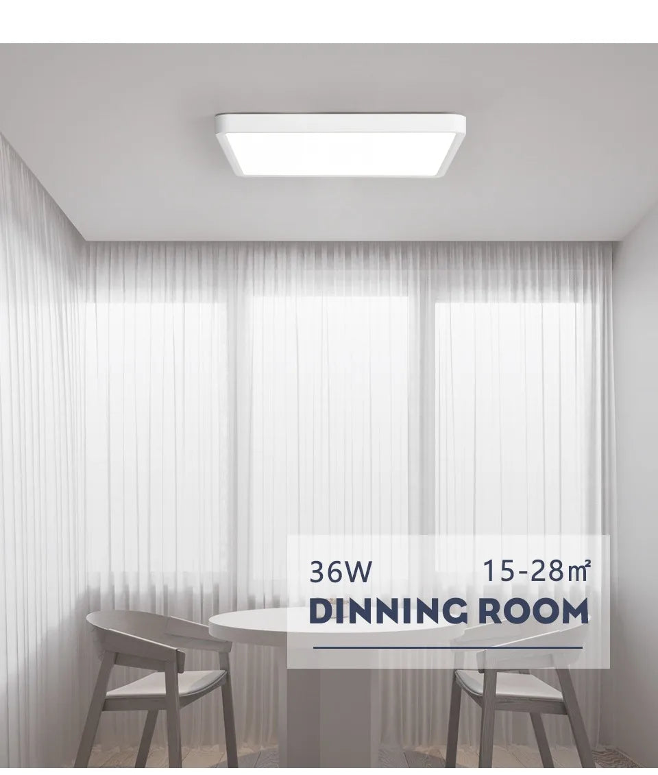 Lámpara de techo LED inteligente MARPOU Tuya con diseño de madera, control por voz mediante aplicación Alexa/Google y mando a distancia. Lámpara de techo cuadrada para salón.