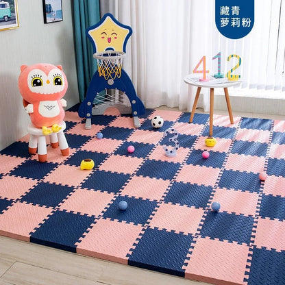 Alfombra deportiva entrelazada para niños, antideslizante, de espuma EVA, suave, para dormitorio de bebé