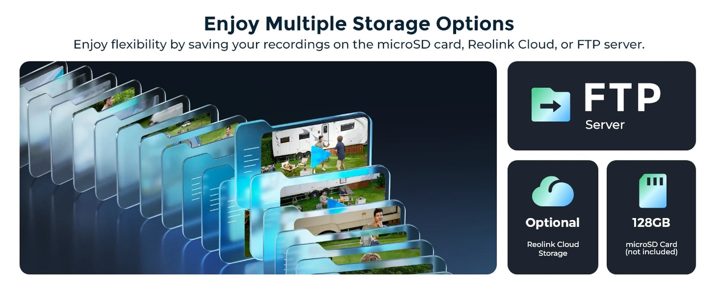 Cámara de seguridad celular REOLINK 4K, SIM 3G/4G LTE, alimentación solar, visión nocturna a color, almacenamiento local/en la nube, cámara exterior con batería