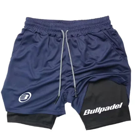 Pantalones cortos deportivos de pádel para hombre, pantalones cortos de tenis transpirables, pantalones de bádminton de secado rápido, ropa deportiva para correr al aire libre, verano, nuevo