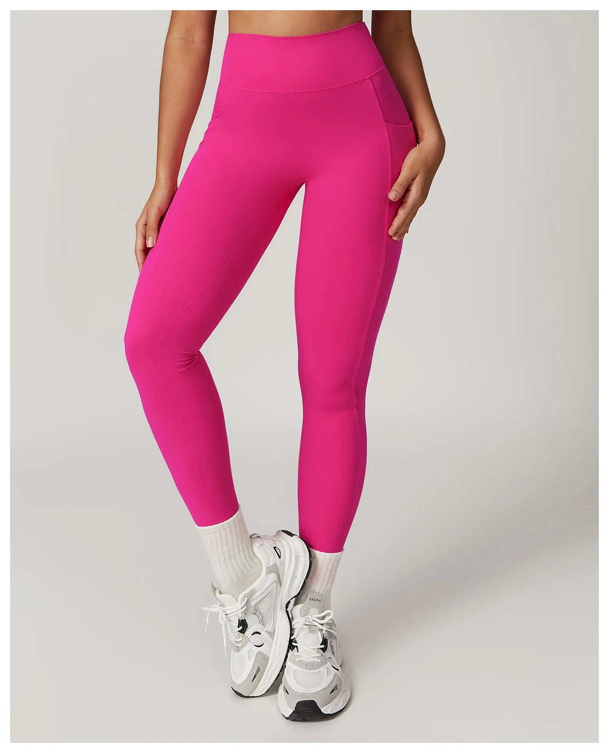 V-shaped Back Yoga Pants High Waist Leggings Gym Workout Tights Sport Women Fitness Female Legging Tummy Control Running Tights