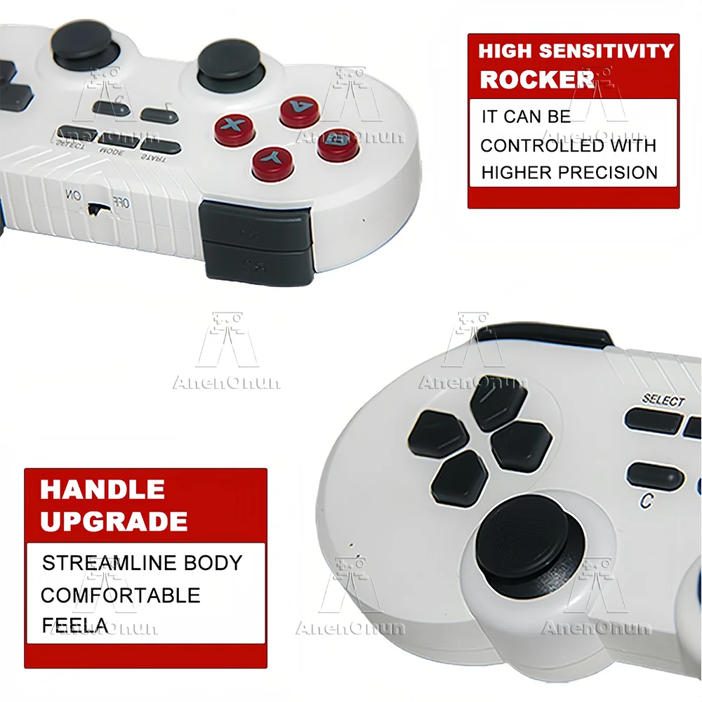 Consola de videojuegos 4K con más de 41 000 juegos, emulador Emuelec 9, entretenimiento familiar, retro arcade, TV, con 2 mandos.