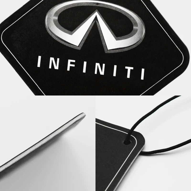 Ambientador para coche, perfume para interior de coche, colgante para espejo retrovisor con logotipo de Infiniti Q50, Q70, QX70, FX35, Q30, G37, QX60 y G35, accesorios.