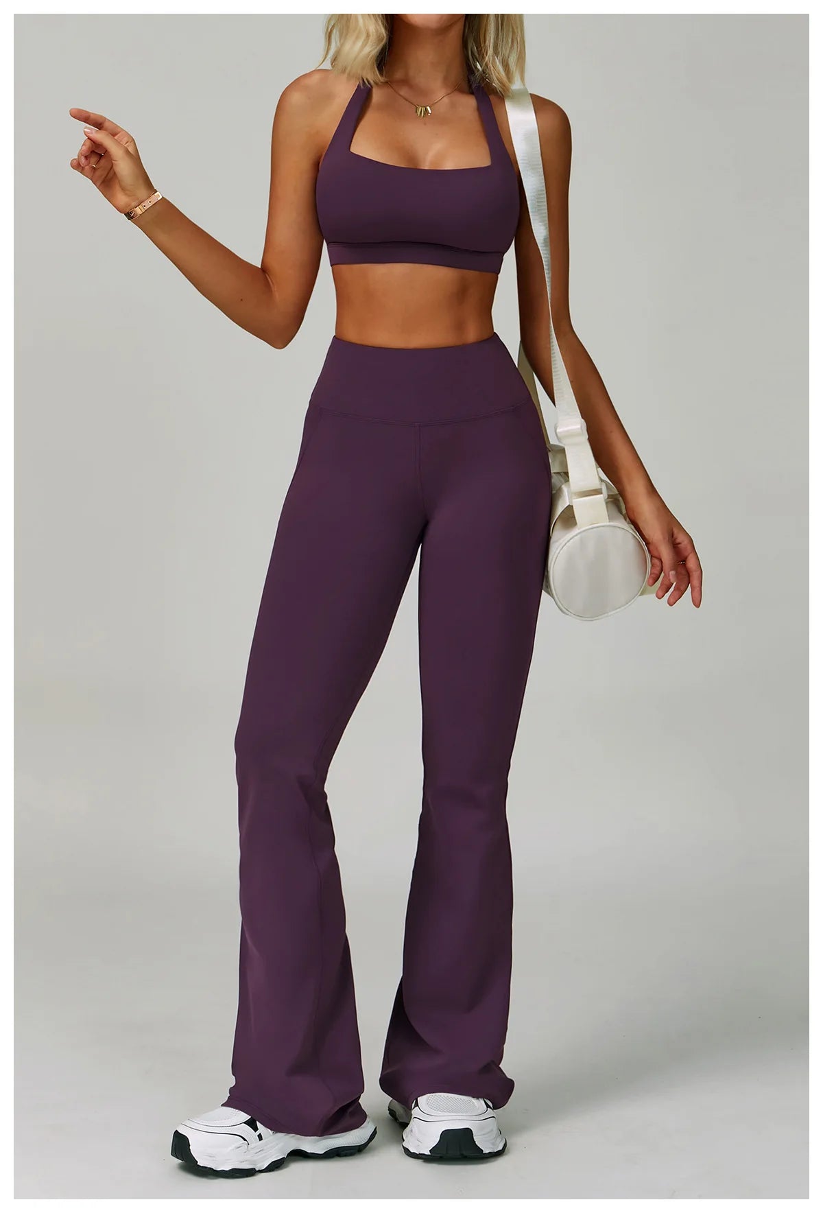2 Piece Set Women's Tracksuit Fitness Clothes Yoga Sets Sportswear Workout Bra High Waist Leggings Set Gym Clothing Sports Suits