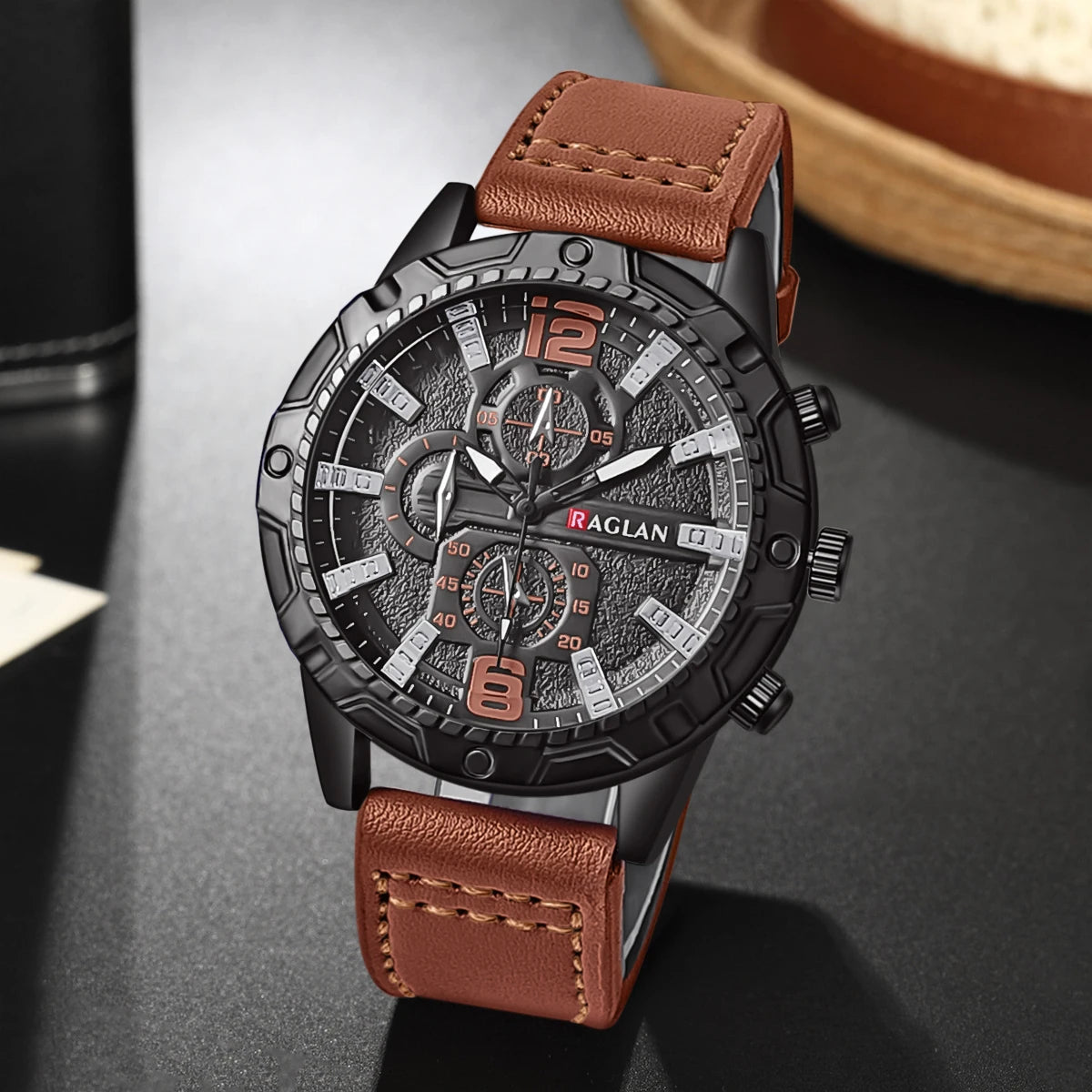 Reloj de marca superior para hombre, relojes de moda, reloj con correa de cuero, reloj de pulsera para hombre, regalo, reloj masculino, reloj para hombres