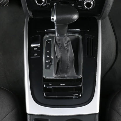 Cubierta decorativa para el marco de la palanca de cambios de la consola central del coche, para Audi A4, A4L, B8, A5 (2009-2016), estilo modificado, accesorios interiores para automóvil.