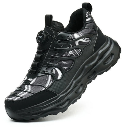 Calzado de seguridad talla 47 48 para hombre y mujer, zapatos de trabajo con puntera de acero, ligeros, botas de seguridad indestructibles, zapatillas de trabajo.