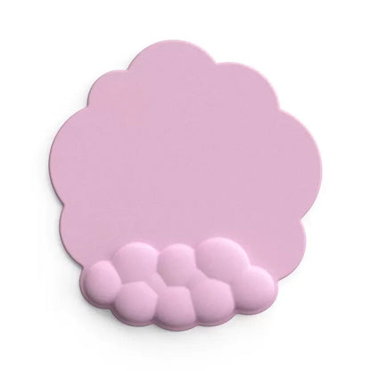 Alfombrilla de ratón con reposamuñecas para teclado, nube, antideslizante, espuma viscoelástica, para escritorio, oficina, gamer, ratón, reposamuñecas