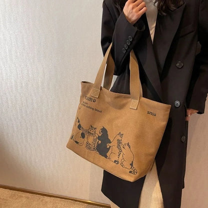Bolso de lona para mujer, moderno, espacioso y duradero, con cierre de cremallera y diseño clásico, perfecto para el trabajo.