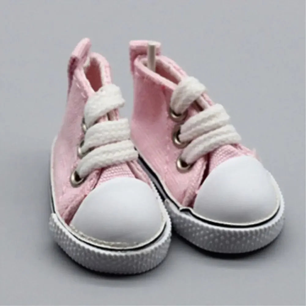 Accesorios para muñecas, juguete para niña, zapatos para muñecas 1/6, zapatillas para muñecas de 5 cm, zapatos para muñecas, zapatos de lona para muñecas, zapatos para muñecas BJD.