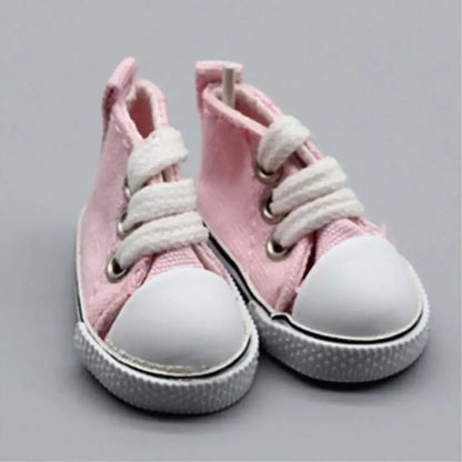 Accesorios para muñecas, juguete para niña, zapatos para muñecas 1/6, zapatillas para muñecas de 5 cm, zapatos para muñecas, zapatos de lona para muñecas, zapatos para muñecas BJD.