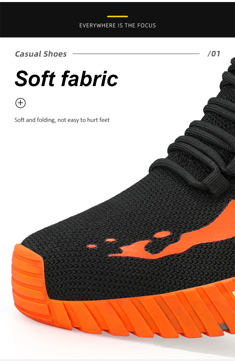 Botas de seguridad de caña alta para hombre, calzado de protección, zapatos de trabajo con puntera de acero, zapatos de seguridad antiperforación para hombre y mujer, botas de seguridad para el trabajo.