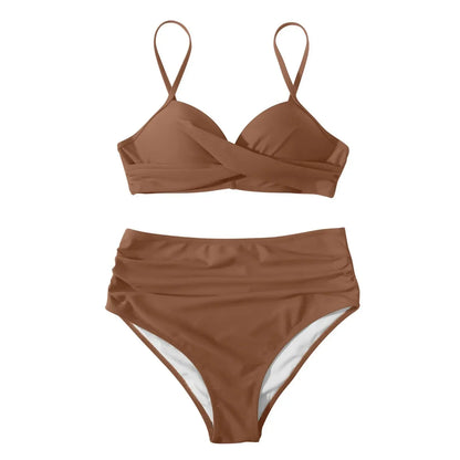 Traje de baño bikini para mujer, oferta de temporada, de nailon puro, multicolor, con bolsa rígida, SY3404, diseño independiente.