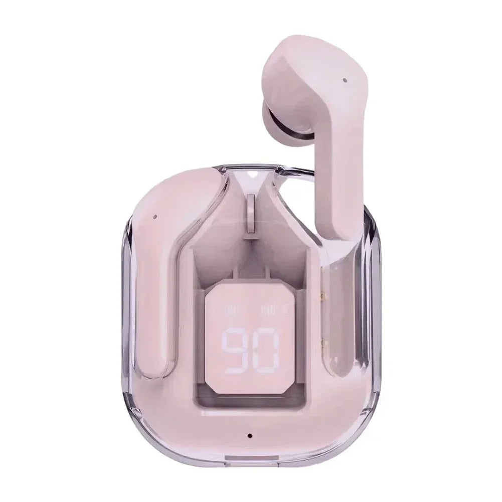 Auriculares inalámbricos Bluetooth T2 originales, transparentes, HIFI, con pantalla digital LED y sonido estéreo para Xiaomi.
