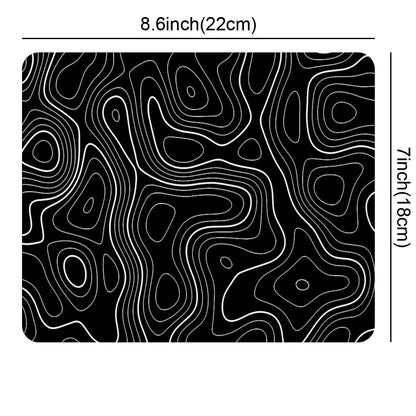 1 alfombrilla de ratón grande para escritorio, alfombrilla para juegos, alfombrilla con bordes cosidos y base de goma antideslizante, alfombrilla extendida.