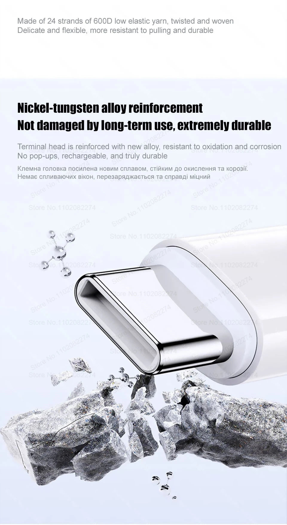 Cable USB C de carga rápida oficial PD de 60 W para iPhone 16, 15, 14, 13, 17 Pro Max, cable de datos tipo C tejido, accesorios de cargador, 1-10 unidades