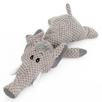 Juguetes para perros grandes, lindos juguetes de peluche con chirrido, de vellón, duraderos, para masticar, lindos juguetes blandos, juguetes molares para mascotas, accesorios para perros.
