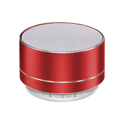 Altavoces inalámbricos Bluetooth A10 para exteriores, subwoofer, minialtavoz portátil de aleación de aluminio para música, tarjeta TF/SD, radio, caja de sonido