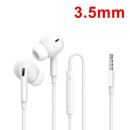 Auriculares originales con cable Bluetooth para Apple iPhone 14 Pro Max 13 12 11 X XS XR 8 7 6 Plus, accesorios para teléfono
