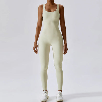 Traje de yoga de una pieza sin costuras de primavera, conjunto de entrenamiento de fitness para danza y tonificación abdominal, mono elástico, ropa deportiva de gimnasio con efecto push up