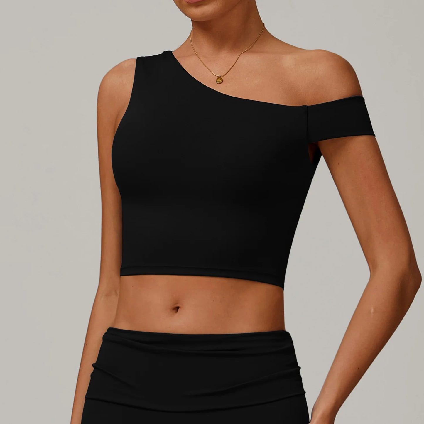Ropa interior deportiva para mujer, sujetador deportivo push up, sujetador de fitness de un solo hombro, sujetador de yoga a prueba de golpes, top de yoga, sujetador para correr, chaleco de fitness sexy