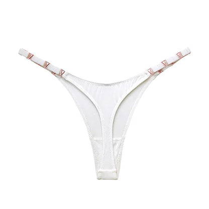 Tanga sexy sin costuras para mujer, ropa interior, bragas, bragas con estampado de cebra y flores, tiro bajo, de lujo, con hebilla de metal, bikini para chicas, bragas femeninas