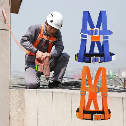 Cinturón de seguridad ajustable para trabajos aéreos, limpieza de paredes externas, rescate, cuerda de seguridad, arnés de seguridad para escalada al aire libre.