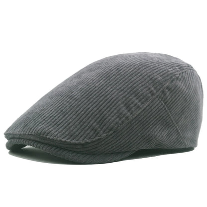Sombreros de pana para hombre, boinas retro, gorras planas informales de temporada, sombreros de papá a la moda, gorros unisex, sombrero de artista retro.