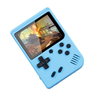 Consola de videojuegos portátil retro de 8 bits con pantalla LCD de 3,0 pulgadas y 400 juegos AV integrados, ideal como regalo para niños.