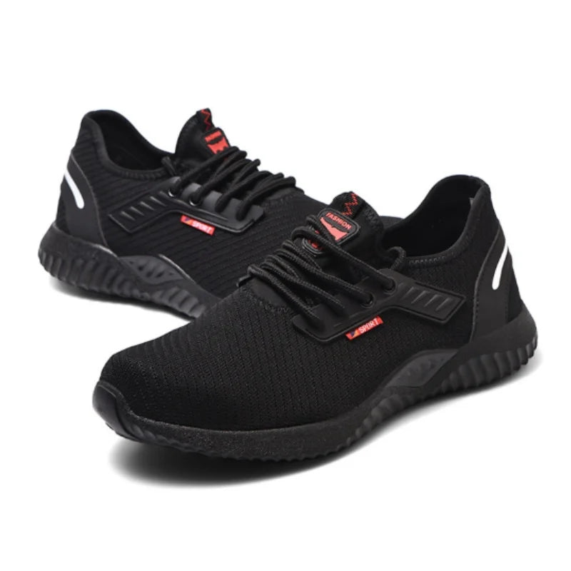Calzado de protección para hombre, zapatos con puntera de acero, calzado de seguridad, calzado táctico para hombre, zapatillas de moda para hombre y profesionales de la seguridad laboral.
