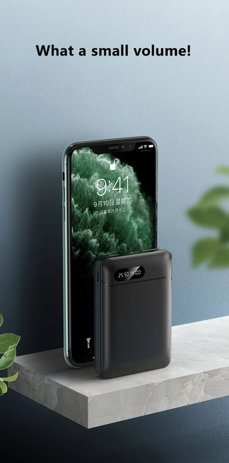 Banco de energía Xiaomi de 500000 mAh, 120 W, carga súper rápida, gran capacidad, batería externa portátil para iPhone, Huawei y Xiaomi.