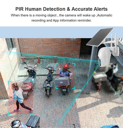 Cámara solar WiFi Tuya para exteriores, resistente al agua, 3 MP, 5 W, batería de 10000 mAh, aplicación Smart Life, PTZ inalámbrico, PIR, CCTV, seguimiento automático, 2K