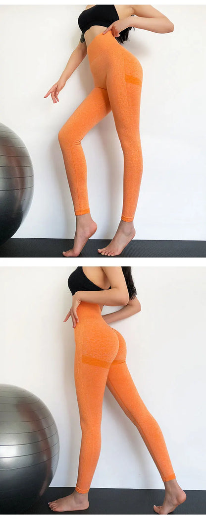 Conjunto deportivo para mujer, top deportivo, leggings de yoga, sujetador deportivo, leggings sin costuras para realce de glúteos.