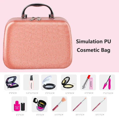 Juguetes para niñas, simulación de cosméticos para bebés, juegos de maquillaje, juguetes de maquillaje de imitación, juguetes para niños, princesas, cosméticos de belleza para niñas, juguetes.