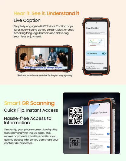 [Estreno mundial] Blackview OSCAL PILOT 1: Teléfono resistente, smartphone de 6 GB y 256 GB, pantalla HD+ de 6,67", batería de 15000 mAh y NFC.
