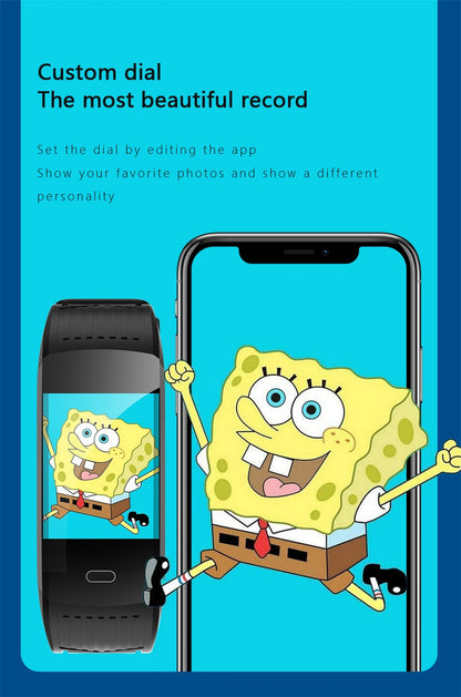 FOXBOX 2025 - Pulsera inteligente para hombre y mujer, resistente al agua, compatible con todos los smartphones, compatible con fitness y deportes, ideal para parejas, LIGE