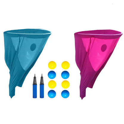 Juego de patio de pantalones de abuela, conos marcadores, juegos de patio, juego de reunión familiar, juegos gigantes para exteriores, juegos de lanzamiento recreativos