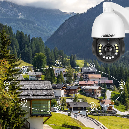 Cámara IP 4K PTZ con zoom óptico 30x, detección de vehículos, visión nocturna a color, PoE, seguridad, videovigilancia CCTV, compatible con Hikvision.