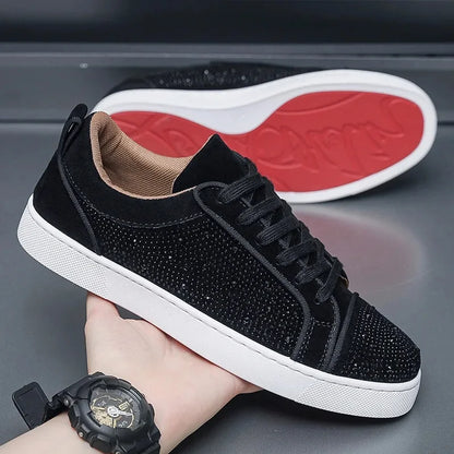 Zapatos casuales para hombre, zapatos deportivos de moda, suela de goma transpirable, calzado de verano, estilo juvenil de Hong Kong.