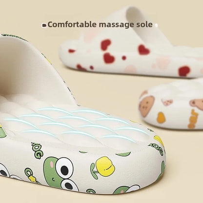 Zapatillas de gran tamaño para uso doméstico, sandalias de verano con suela suave y frescas, antideslizantes para baño, para mujer, para uso al aire libre, cómodas para hombre y mujer.