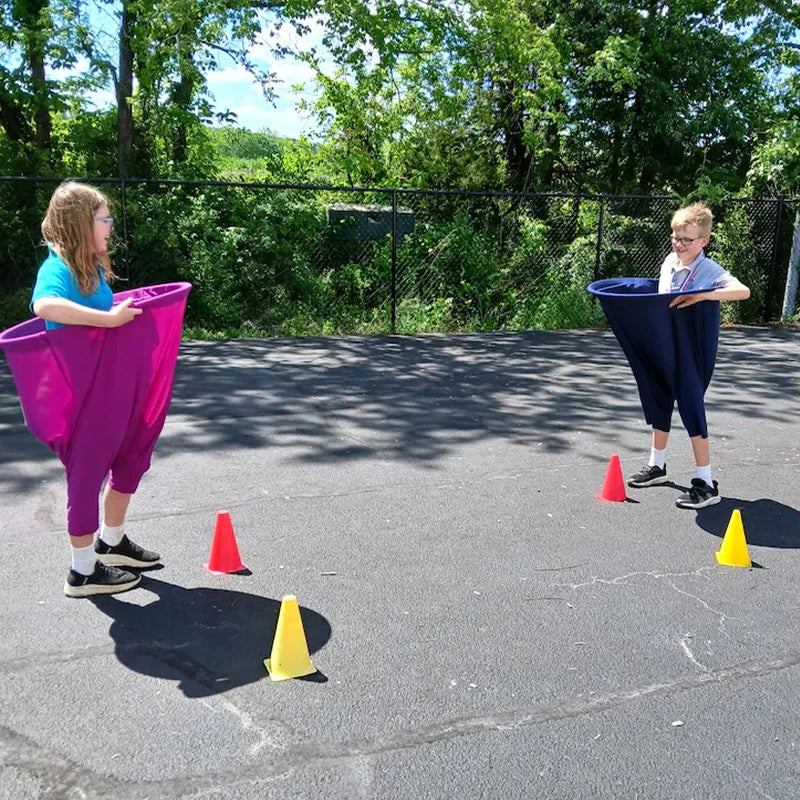 Nuevo juego de patio con pantalones de abuela, divertido juego de fiesta al aire libre en el patio, juego de atrapar en equipo, pantalones, juego de lanzamiento creativo para padres e hijos, accesorios