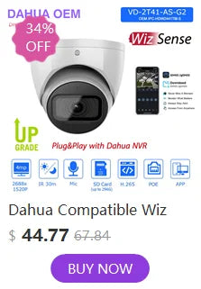 Cámara IP panorámica 4K de 8 MP y 180° compatible con Hikvision, con infrarrojos y ColorVu, audio bidireccional, detección de presencia humana, ranura para tarjeta SD, Plug &amp; Play, NVR HIK.