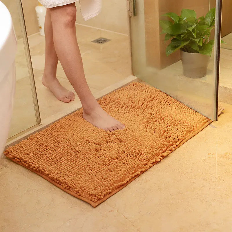 Alfombra de baño económica y gruesa con memoria, ideal para baño, bañera, sala de estar, puerta, baño, alfombrillas absorbentes para los pies.